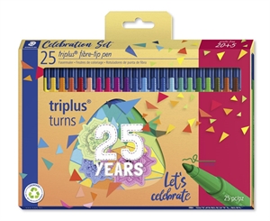 Staedtler Fiberpen Triplus -väri 1,0 25 vuotta perse (20+5)